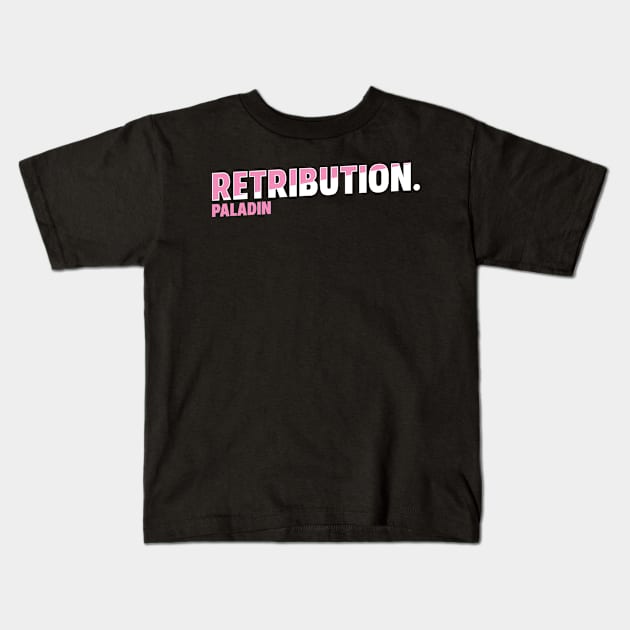 Retribution Paladin Kids T-Shirt by Sugarpink Bubblegum Designs